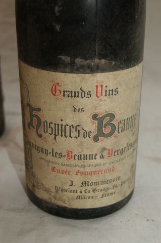 null 4 bouteilles, Savigny-les-Beaune, Hospices de Beaune, 1961. (esa, LB et B)