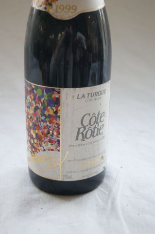null 1 bouteille de Côte Rôtie, La Turque, Guigal, 1999.