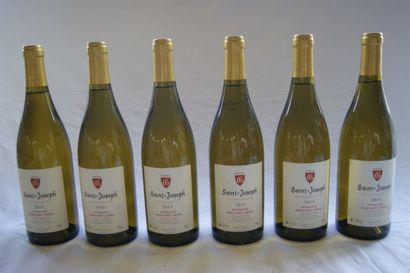 null 6 bouteilles de Saint Joseph Blanc, 2013.