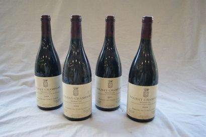 null 4 bouteilles de Volnay, Champans 1er Cru, Comte Lafon, 2004.