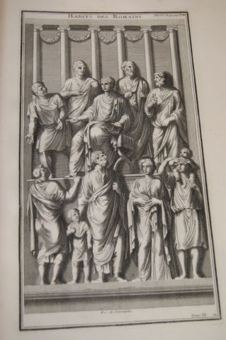 null Bernard de MONTFAUCON Ensemble de 4 volumes de "L'Antiquité expliquée et représentée...
