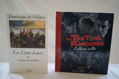 null Lot de 2 livres : "Les Tontons flingueurs, l'album culte" - Dominique de Villepin...