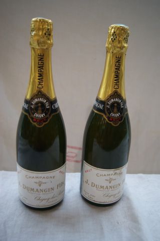 null 2 bouteilles de champagne Dumangin & Fils. (es)