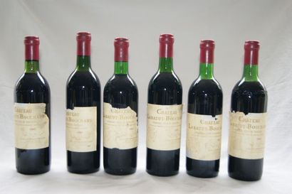 null 6 bouteilles de Château Labatut-Bouchard, 1993.