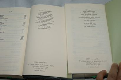 null Bibliothèque de La Pléiade, Balzac, La Comédie Humaine, lot de 2 volumes de...