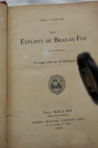 null Francis Lepage "Les exploits de Bras de Fer". Gaillard. Illustré. (reliure en...
