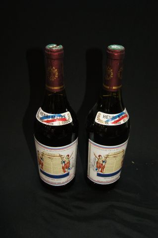 null 2 Bouteilles de vin "Arbois du citoyen", Bicentenaire de la Révolution , 1986...
