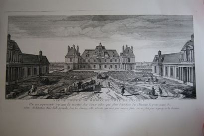 null D'après Rigaud "Le Château de Maisons, vu du Côté de l'Avenue". Gravure en ...
