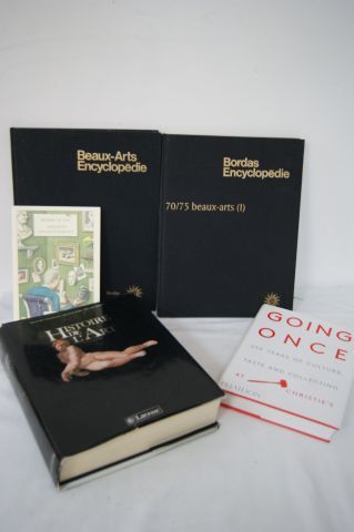 null Lot de 5 livres d'Art : "Quelques collectionneurs", "Going Once" (Christie's),...