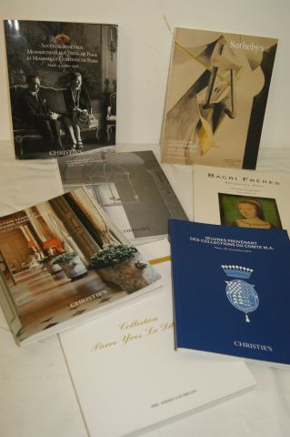 null Lot de 7 catalogues de ventes : Jean-Pierre Marcie-Rivière (Christie's), Oeuvres...