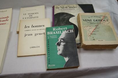 null Petit lot de livres brochés dont Alain "En lisant Balzac", Anatole France, Maurat...