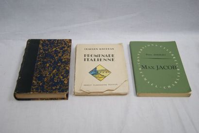 null Petit lot de livres brochés dont Alain "En lisant Balzac", Anatole France, Maurat...