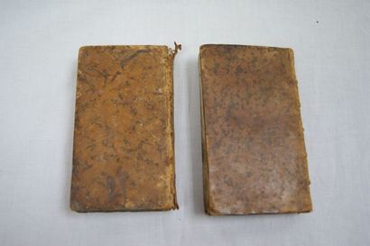 null Lot de 2 livres XVIIIe : "Oeuvres" de Boileau, tome 2 (Amsterdam, 1758) et "Dictionnaire...