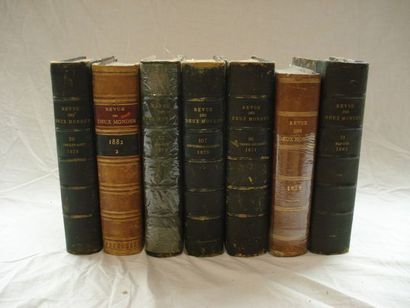 null Revue des Deux-Mondes, 23 volumes reliés. Entre 1864 et 1923. Avec Ex Libri...