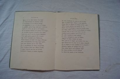 null Dione "Poèmes de Gaspard Michel" Paris, Emile Paul Frères, 1921. Edition limitée...