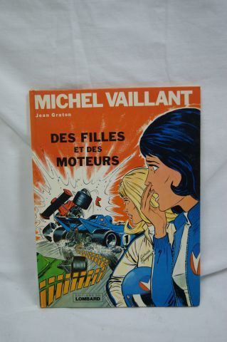 null Album deMichel Vaillant, "Des filles et des Moteurs" Lombard, 1974.