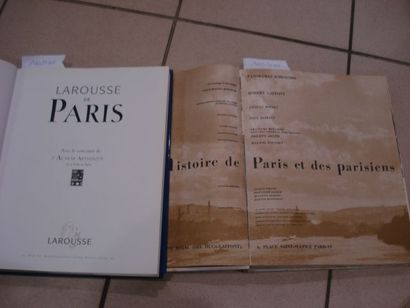 null Lot de deuex livres : "larousse de Paris" et "Histoire de Paris et des pari...