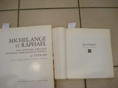 null Lot de deux livres : "Raphaël", "Michel-Ange et Raphaël au Vatican"
