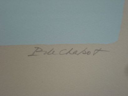 null Paul de CHABOT "Cheval au galop" Lithographie en couleurs. Signée, numérotée...