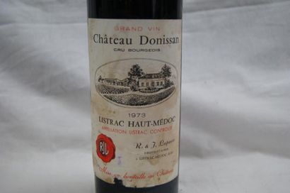 null 2 bouteilles de Listrac Haut Médoc, Château Donissan, 1973 (esa, LB)