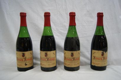 null 4 bouteilles de Bouzy Rouge, 1970. (ea, B)