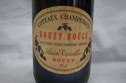 null 3 bouteilles de Bouzy Rouge, Côteaux Champenois.