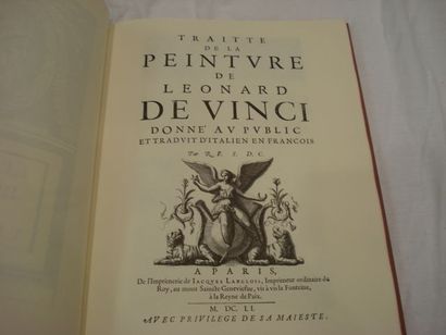 null Leonard DE VINCI "Le Traité de la peinture" Michel de l'Ormeraie, 1977.