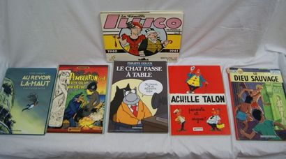 null Lot de bandes dessinées : Achille Talon, Alix, Pemberton, La famille Illico,...