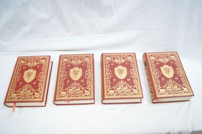 null LA FONTAINE "Fables" Jean de Bonnot, 1969. 4 volumes.
