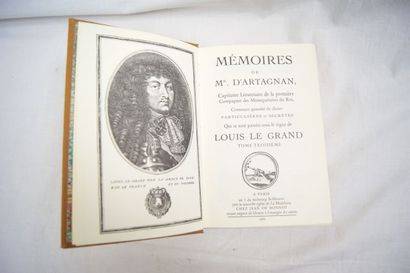 null D'ARTAGNAN "Mémoires" Jean de Bonnot, 1965, 3 tomes.