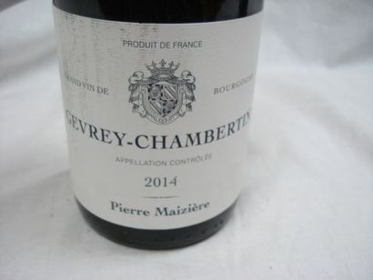 null 1 bouteille de Gevrey Chambertin, Maizière, 2014.