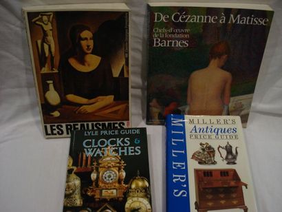 null Lot de livres d'art : Les Réalismes, Lyle Price Guide "Clocks & Watches", Millers's...