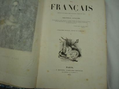null LAVALLEE "Histoire des français" Hetzel, 1845. 2 volumes. Avec ex libris Se...