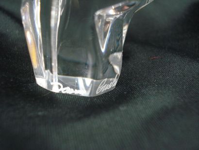 null DAUM Sculpture en cristal, figurant un torse. Haut.: 12 cm