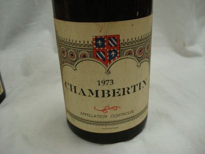 null 5 bouteilles de Chambertin, 1973 (très bas)