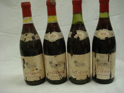 null 4 bouteilles de Juliénas, Savour Club, 1970 (ea)