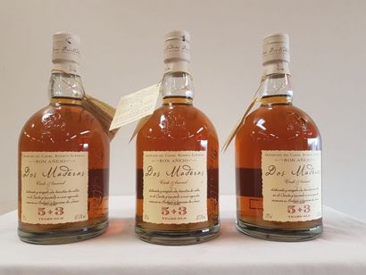 null Lot de 3 bouteilles de Rhum Maderas, 5+3 years Old, 70 cl