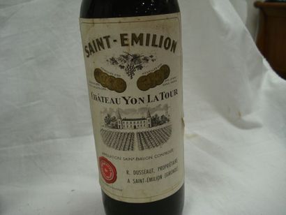 null Lot de 3 bouteilles : 1 de Château Lassegue, Saint Emilion Grand Cru, 1986 /...