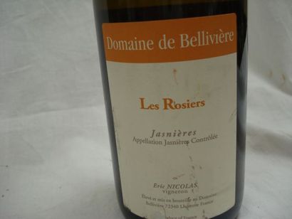 null 2 bouteilles de Jasnières les Rosiers, domaine de Bellivière, 2015
