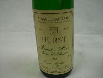 null 3	 bouteilles de Muscat d'Alsace Grand Cru, domaine Hurst	, 1992