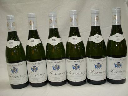 null 6 bouteilles de 	Mercurey blanc, domaine Juillot, 	2012