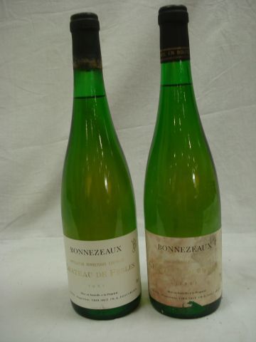 null 2 bouteilles, 	Bonnezeaux, Château de Fesles, 	1981 (une étiquette abîmée)