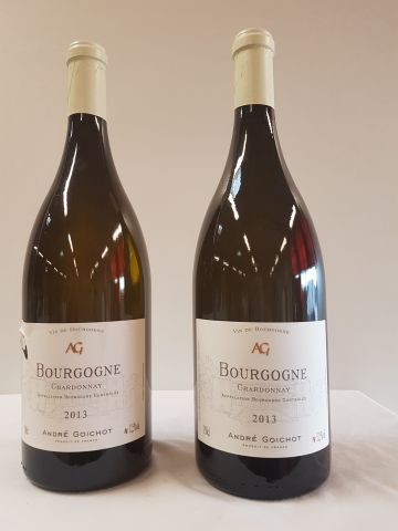 null 2 magnums de Bourgogne Blanc, Chardonnay, A. Goichot, 2013