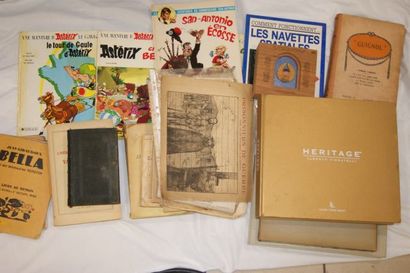 null Fort lot de livres : livres d'Art, bandes dessinnées Astérix, livres brochés,...