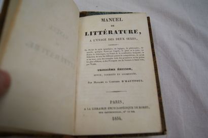 null Lot de 3 livres XIXe : Marmontel "Choix des plus jolis contes moraux anciens...