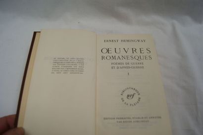 null Hemingway, "Oeuvres romanesques" La Pléiade, tome 1, 1966.