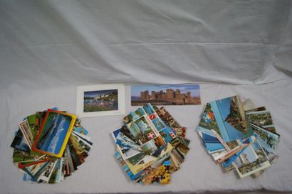 null Lot de cartes postales semi-modernes et modernes, dont publicitaires.
