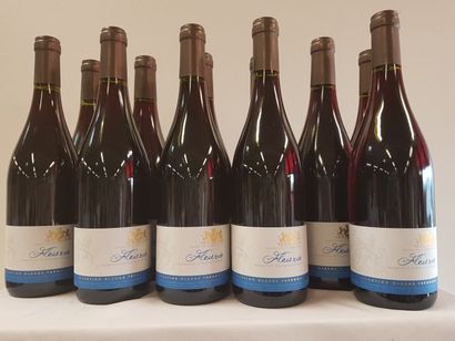 null 12 bouteilles de Grand Vin de Beaujolais, Fleurie, Sélection Claude Théodore,...