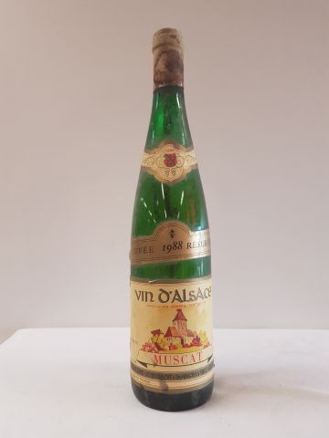 null 1 bouteille de Muscat d'Alsace, Cuvée Réservée Louis Gisselbrecht, 1988