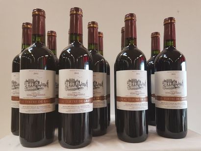 null 12 bouteilles de Château Tertre de Graveline, Cadillac, Côtes de Blaye, 201...